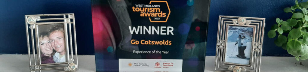 Go Cotswolds winners of the Experience of the Year at the West Midlands Tourism Awards