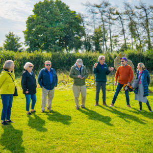 Tour guide at the Rollright Stones