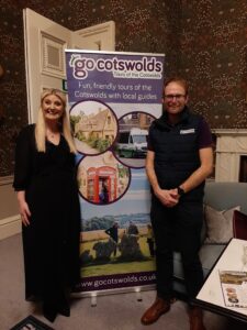 Go Cotswolds Tom with Hayley Beer-Gammage, CEO of Experience Oxfordshire